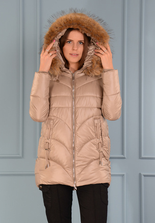 Kurtka Damska Zimowa Cappuccino B8259