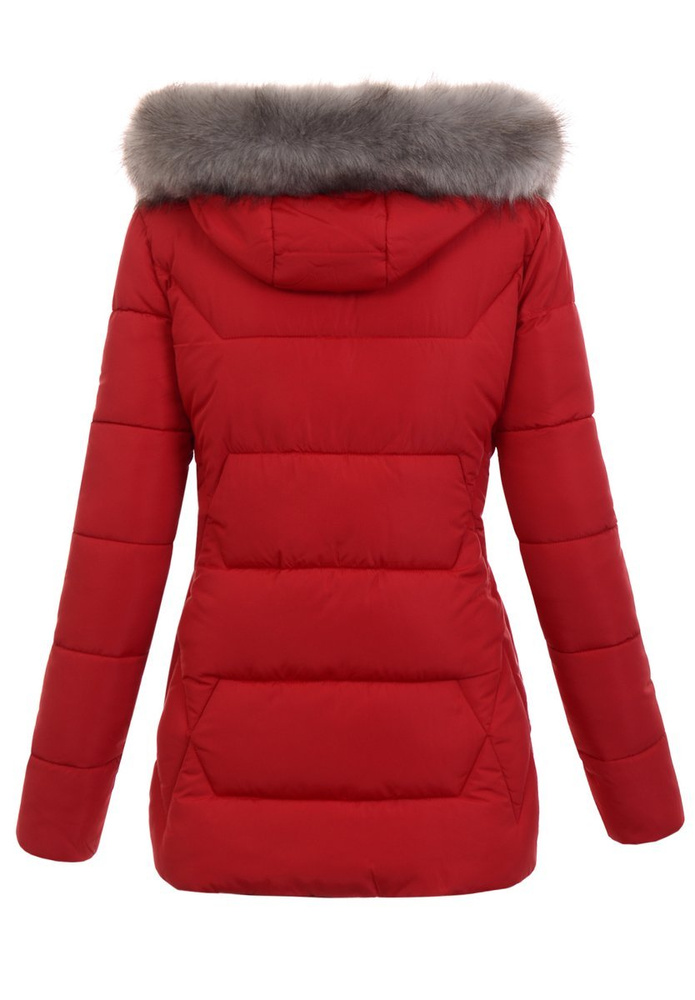 Kurtka Damska Czerwona B9903