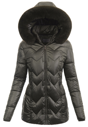 Kurtka Damska Zimowa Zielona B8191