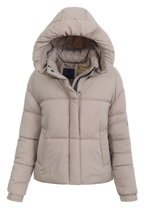 Kurtka Damska Zimowa Beżowa B82003