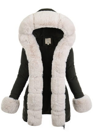 Zimowa Parka Zielona WD202309