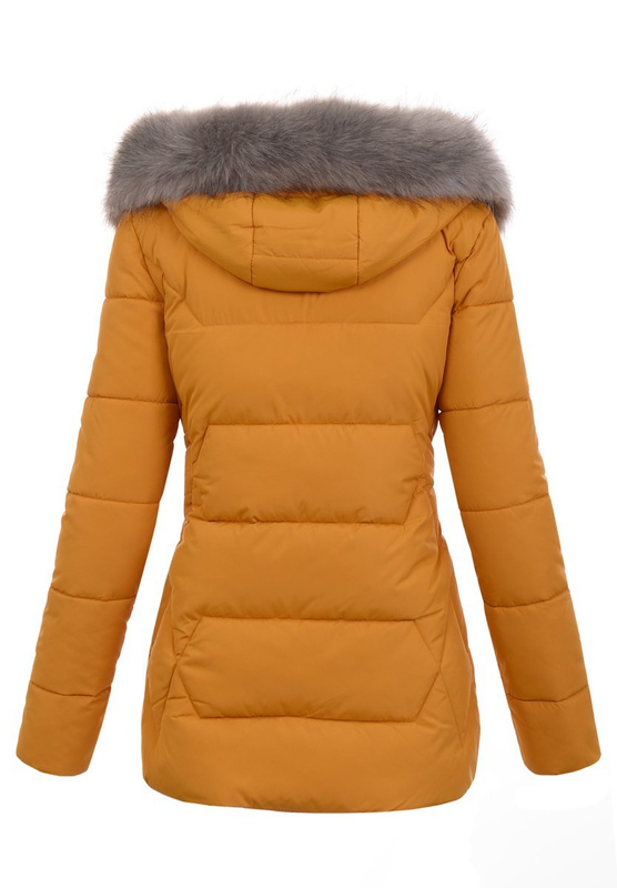 Kurtka Damska Żółta B9903