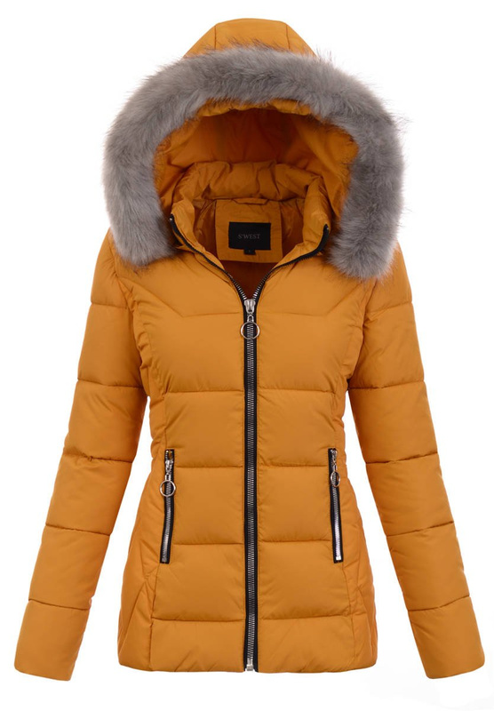 Kurtka Damska Żółta B9903