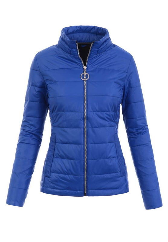 Damska Wiosenna Kurtka Ciemno Niebieska BH2001