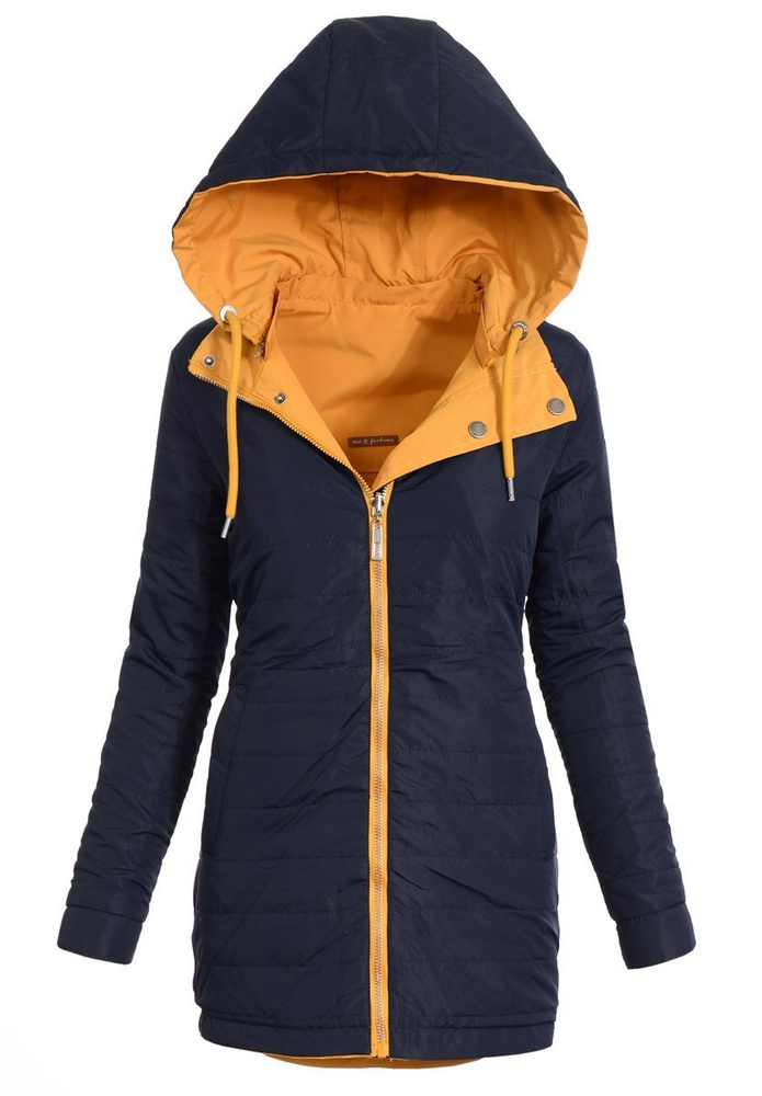 Parka Wiosenna Dwustronna Żółta CAN615